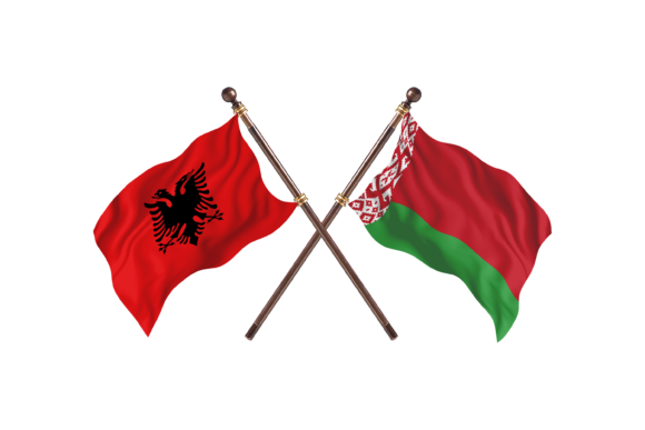 Albania Versus Belarus: A Visual Contrast Through Country Flags