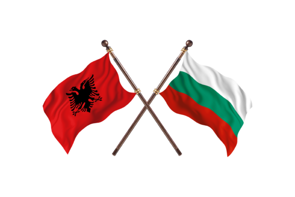 Albania Versus Bulgaria Two Flags: A Creative Concept in Global Design