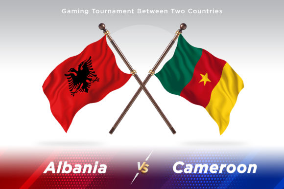Albania Versus Cameroon Two Flags in Modern Design and Global Representation