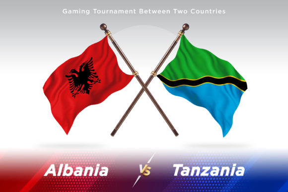 Albania Versus Tanzania Two Flags: A Creative Concept in Global Design