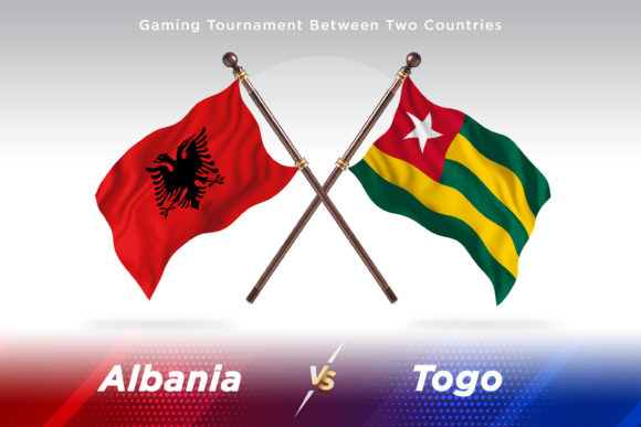 Albania Versus Togo Two Flags: A Professional Design Resource for Global Representation
