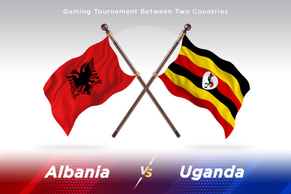 Albania Versus Uganda Two Flags: A Visual Concept for Global Branding and Design