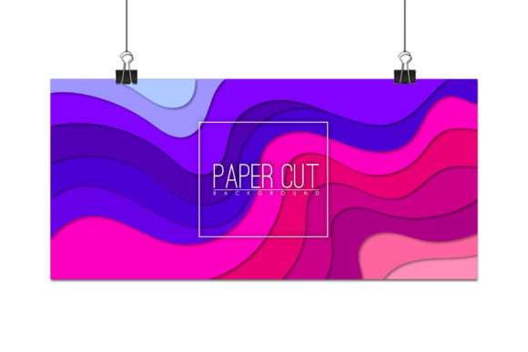 Blue and Pink Paper Cut Background: A Creative Design Solution for Modern Projects