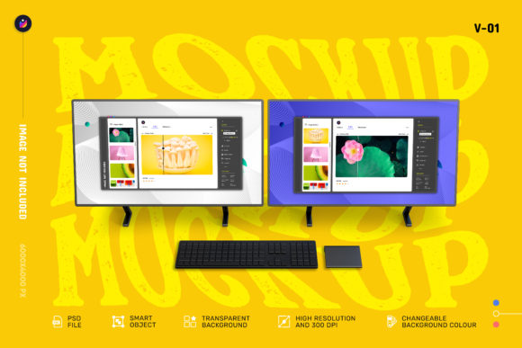 Dual Screen Desktop Mockup Template: Boost Your Design Workflow