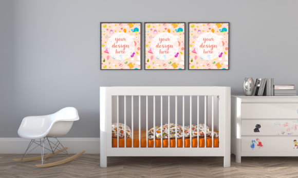 Modern Minimalist Kids Bedroom Empty: A Creative Tool for Showcasing Your Work