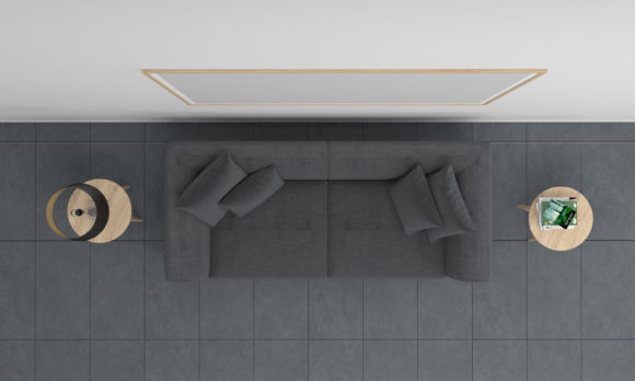 Top View Living Room Grey Sofa: A Practical Tool for Interior Design and Branding
